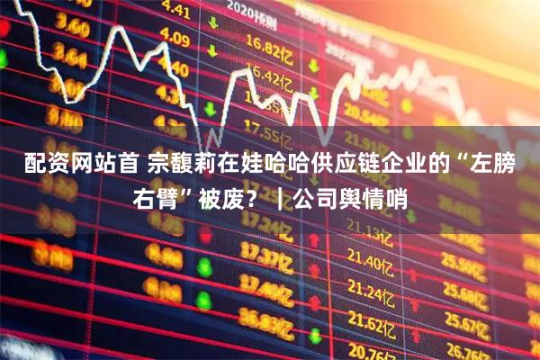 配资网站首 宗馥莉在娃哈哈供应链企业的“左膀右臂”被废？｜公司舆情哨